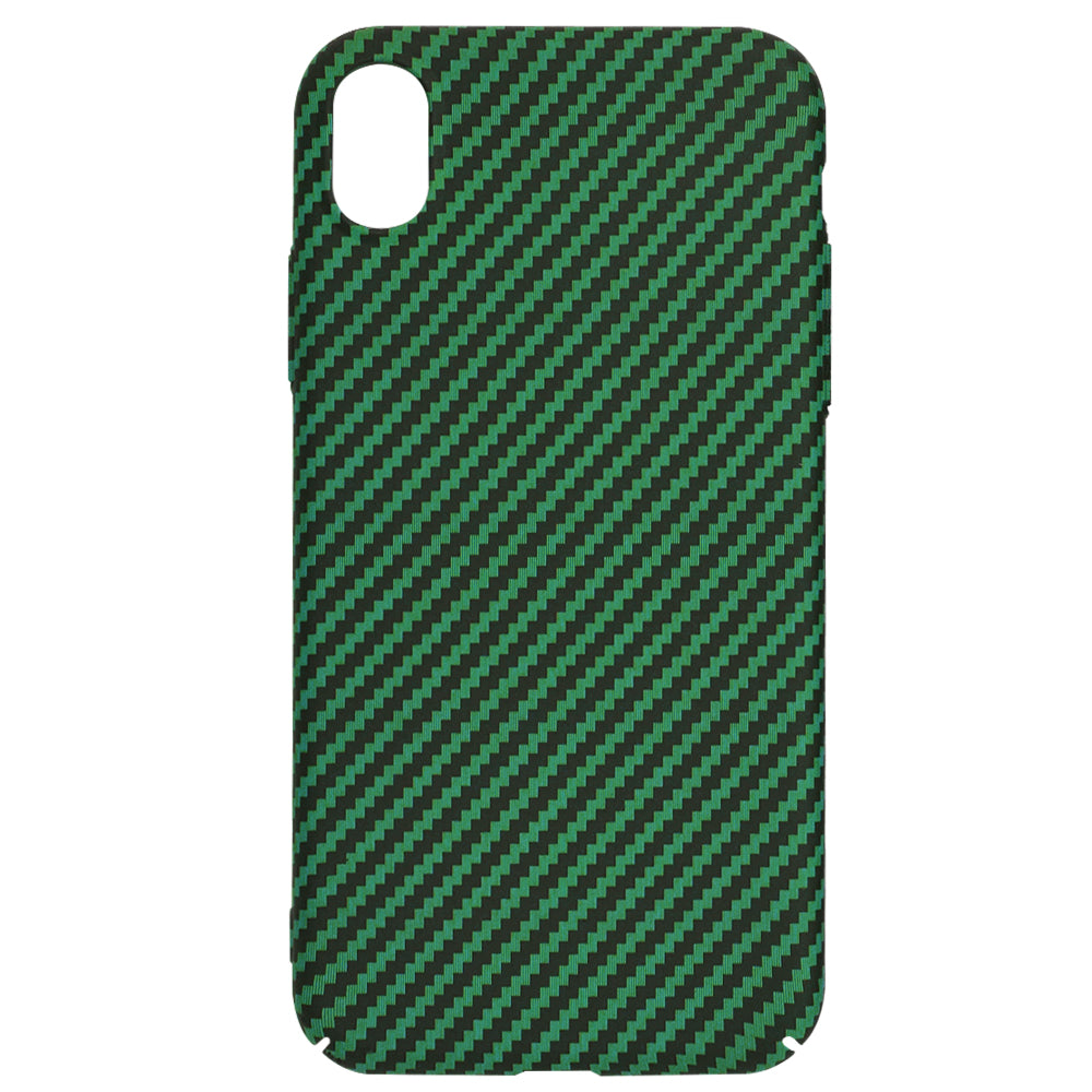 Калъф за Apple iPhone XR, Techsuit, Carbonite FiberShell, Зелен