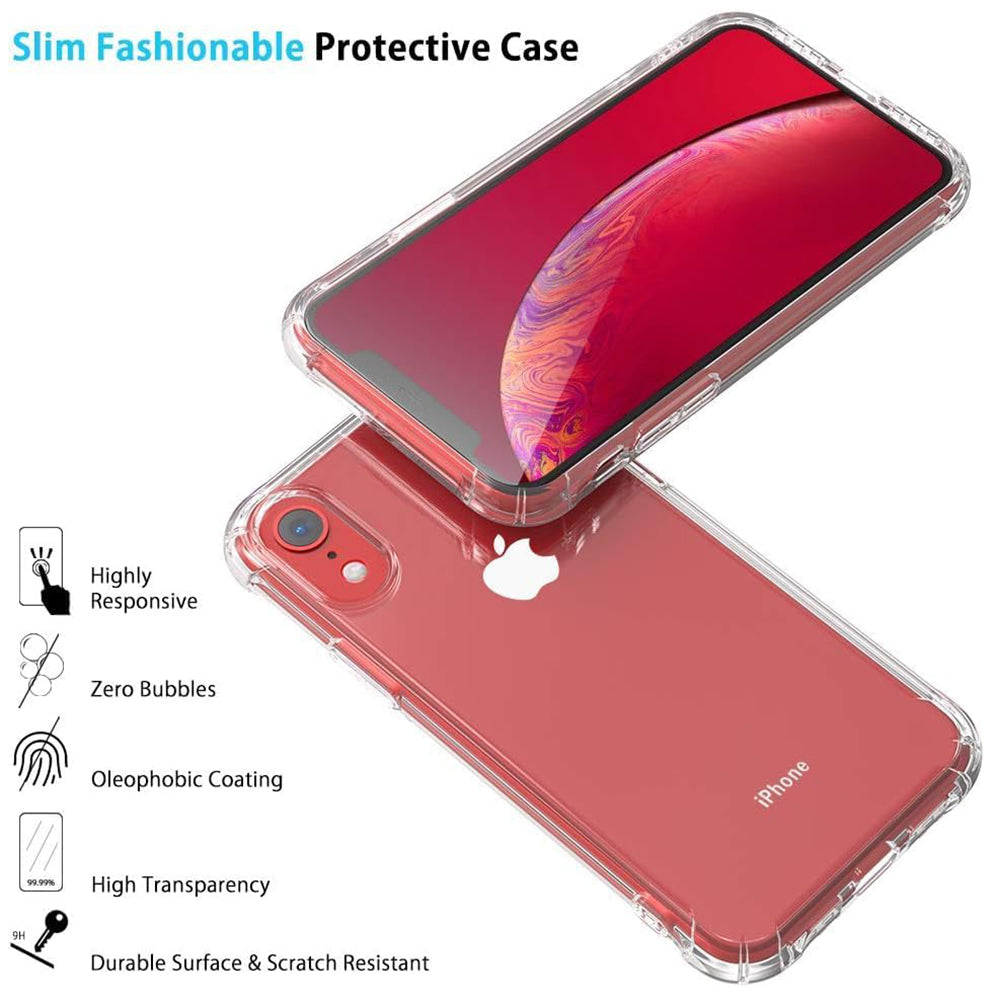 Калъф за Apple iPhone XR, Techsuit, Shockproof Clear, Прозрачен