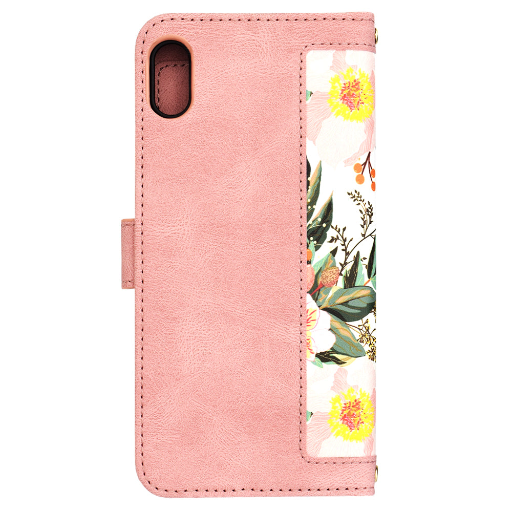 Калъф за Apple iPhone XS Max, Techsuit, FlipCraft, Розов