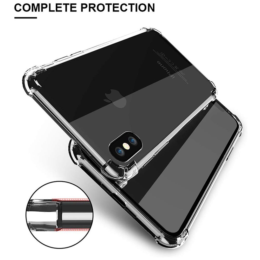Калъф за Apple iPhone XS Max, Techsuit, Shockproof Clear, Прозрачен