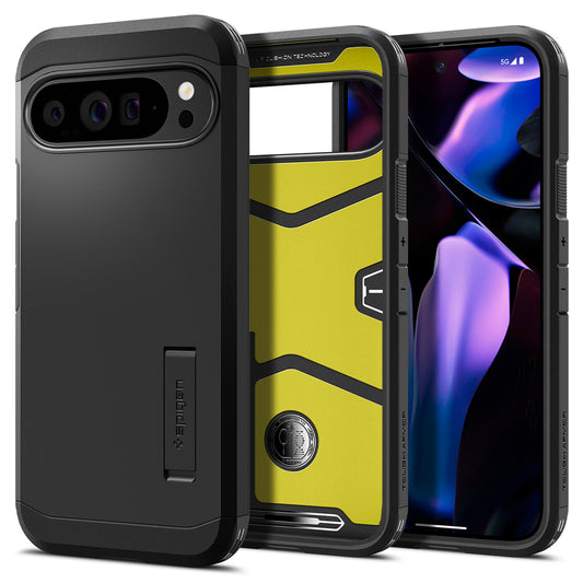 Калъф за Google Pixel 9 Pro XL, Spigen, Tough Armour, черен ACS07726