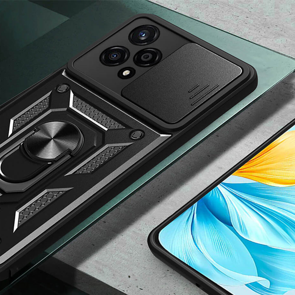 Калъф за Honor 200 Lite, Techsuit, CamShield, Черен