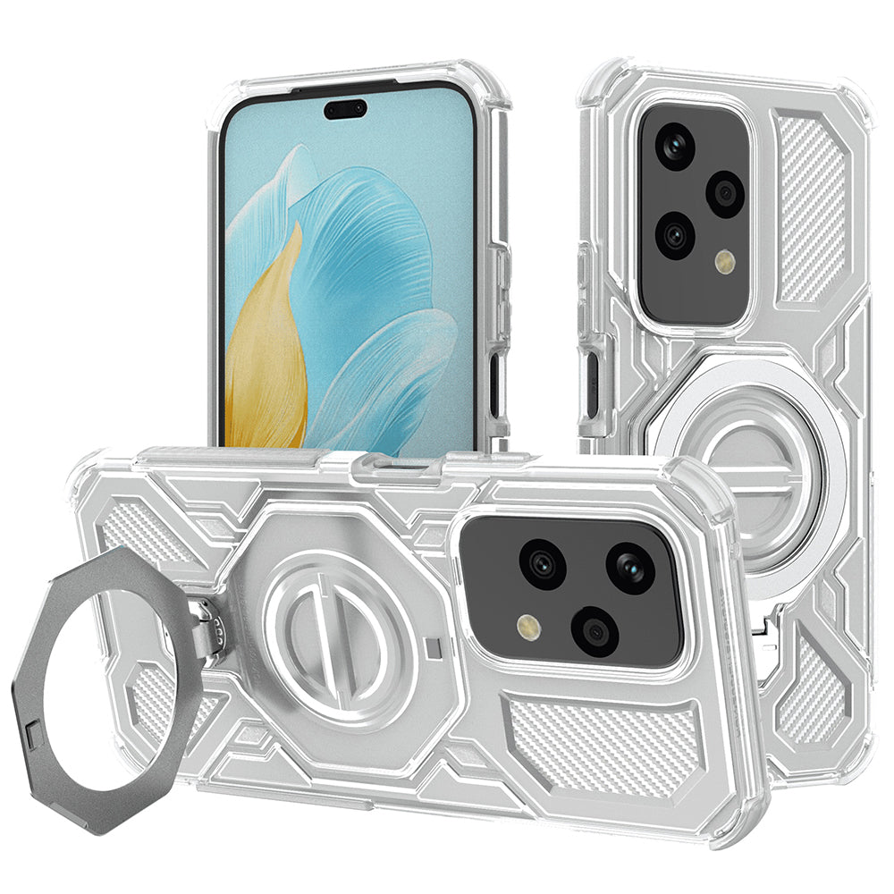 Калъф за Honor 200 Lite, Techsuit, Carbon Shield Pro, Бял