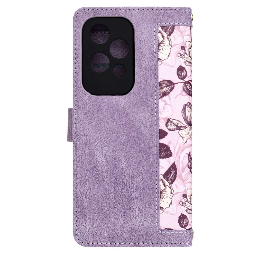 Калъф за Honor 200 Lite, Techsuit, FlipCraft, Лилав