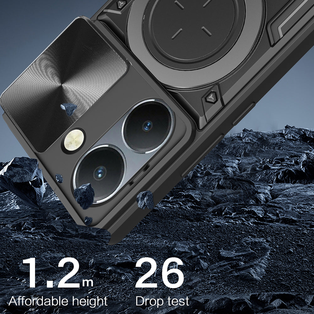 Калъф за Honor 200 Pro, Techsuit, CamGuard Pro, Черен