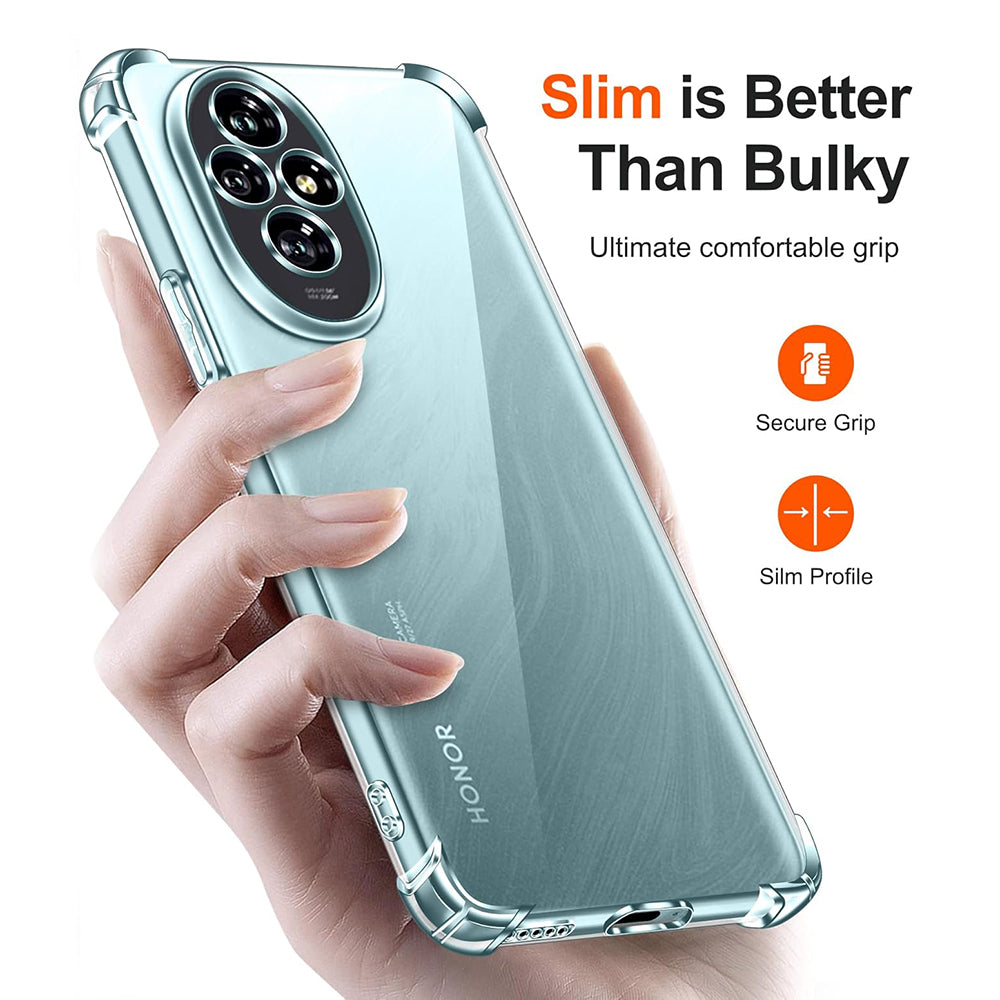 Калъф за Honor 200, Techsuit, Shockproof Clear, Прозрачен