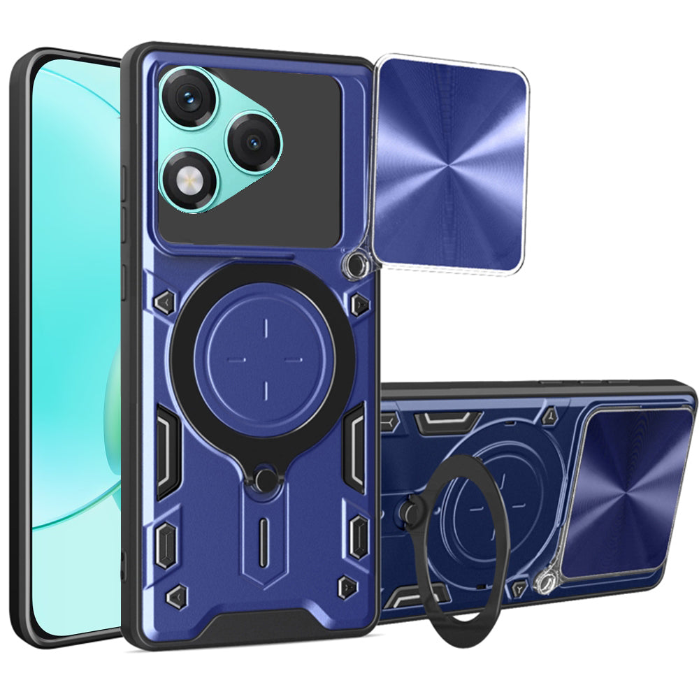 Калъф за Honor 400 Lite, Techsuit, CamGuard Pro, Син