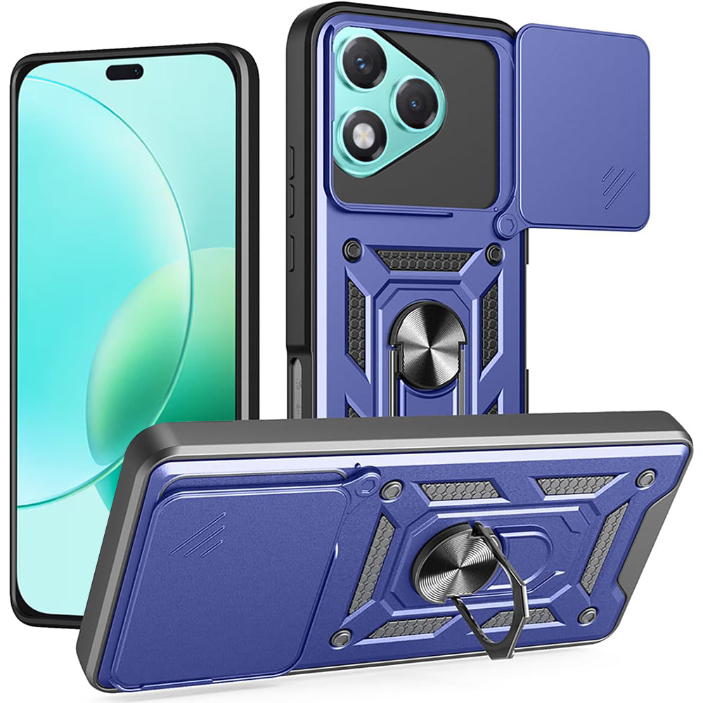 Калъф за Honor 400 Lite, Techsuit, CamShield, Син