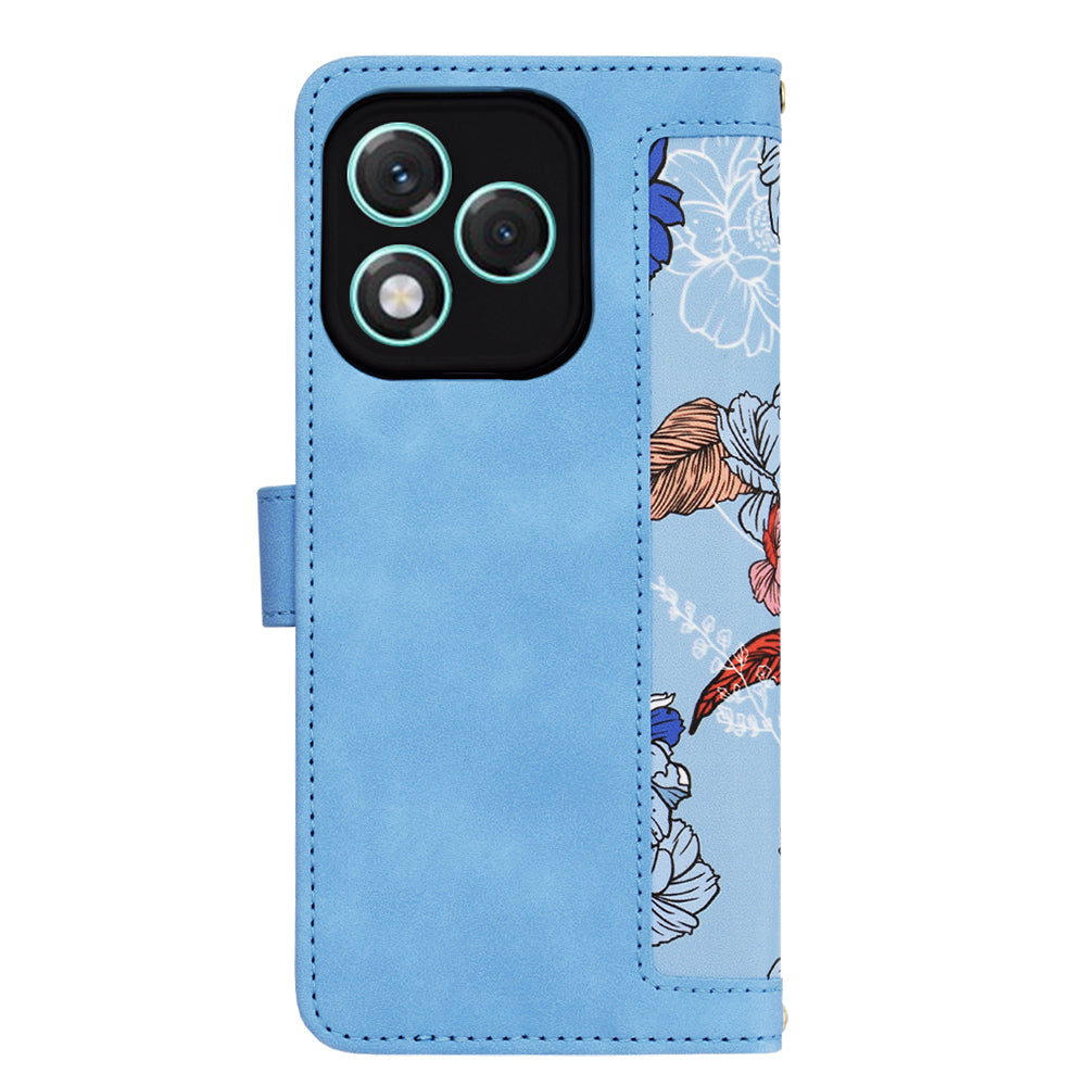 Калъф за Honor 400 Lite, Techsuit, FlipCraft, Син