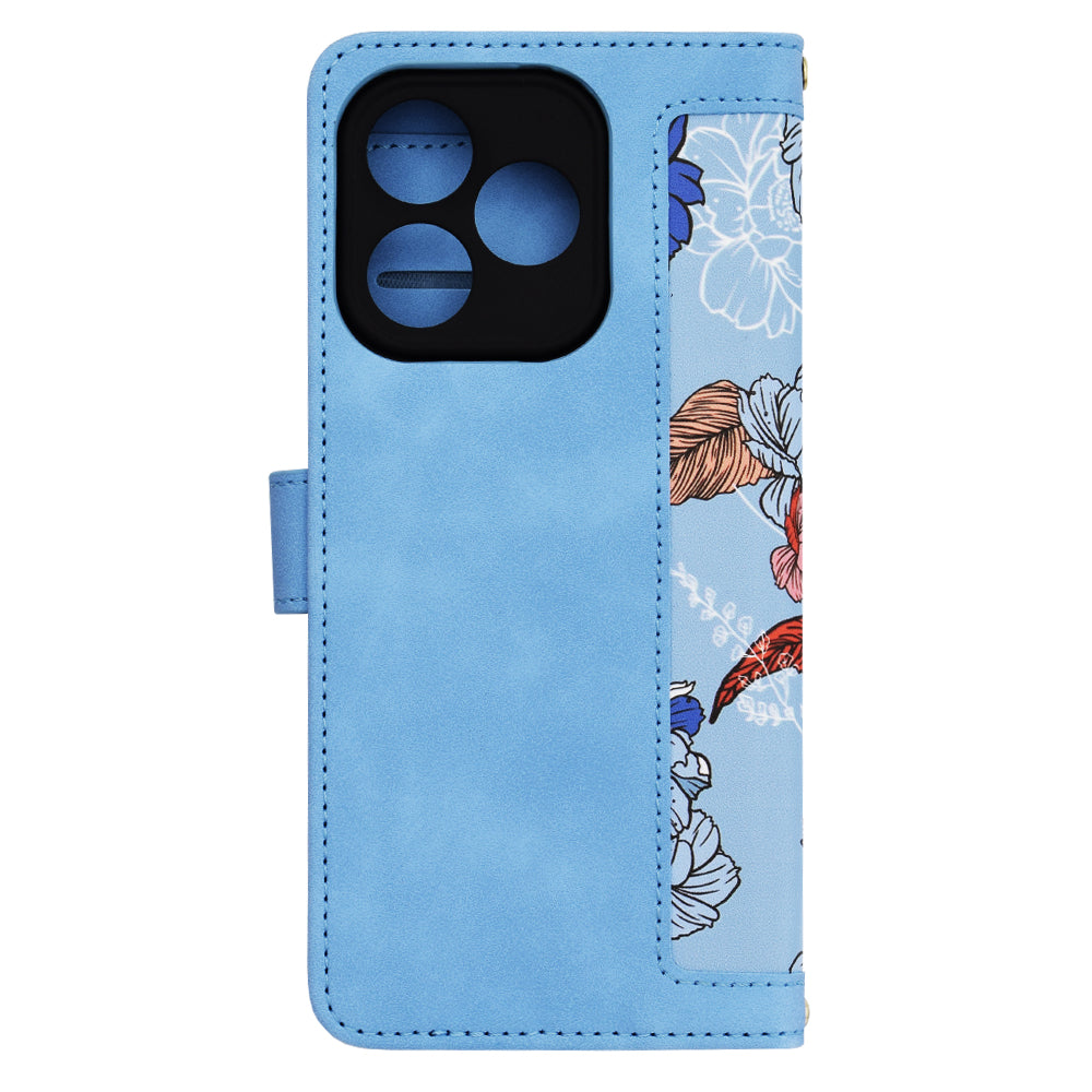 Калъф за Honor 400 Lite, Techsuit, FlipCraft, Син