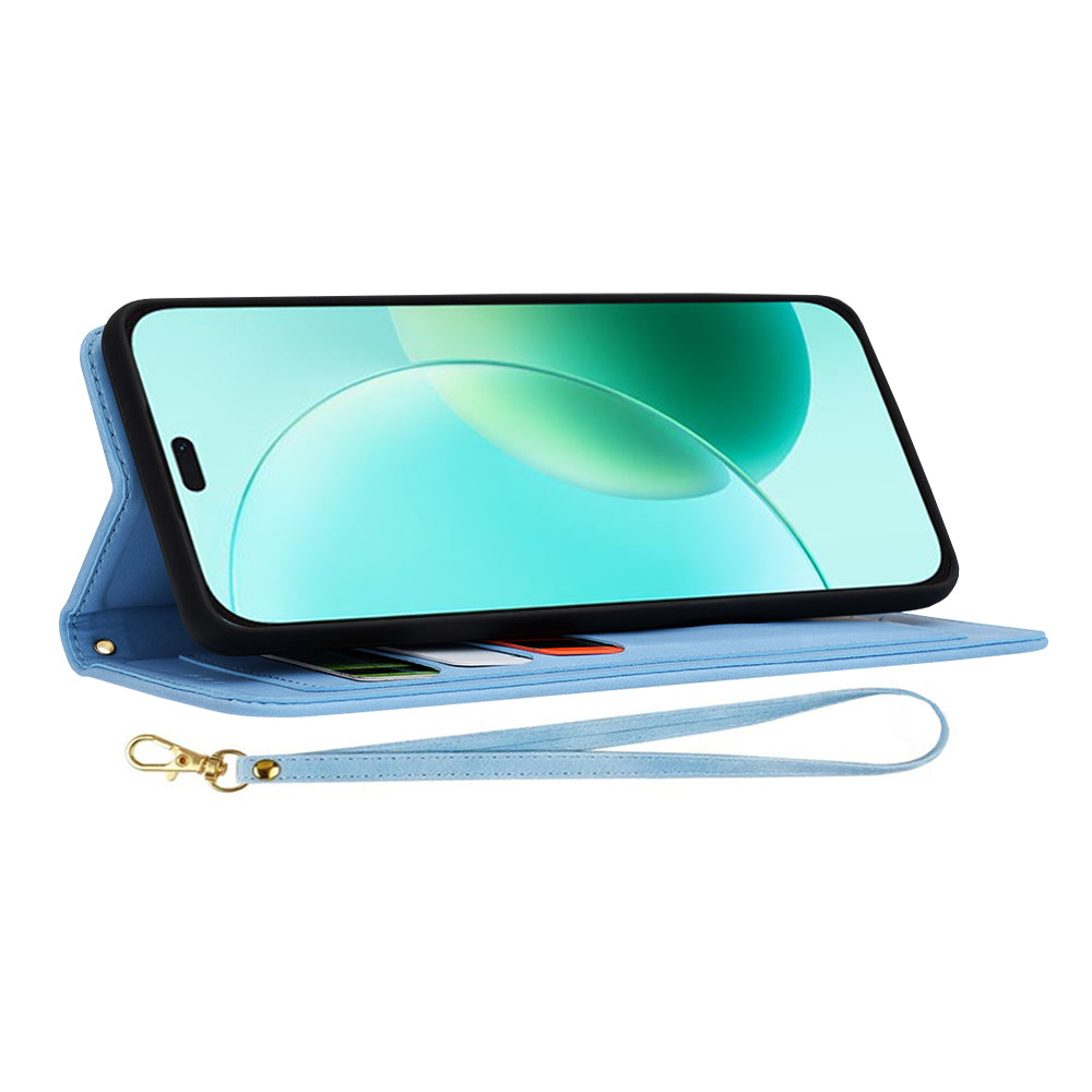 Калъф за Honor 400 Lite, Techsuit, FlipCraft, Син