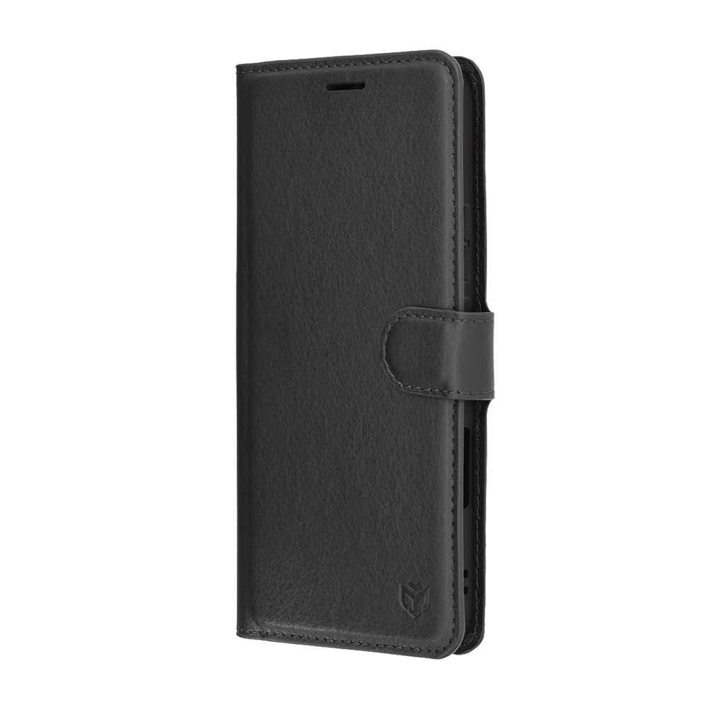 Калъф за Honor 400 Lite, Techsuit, Leather Folio, Черен