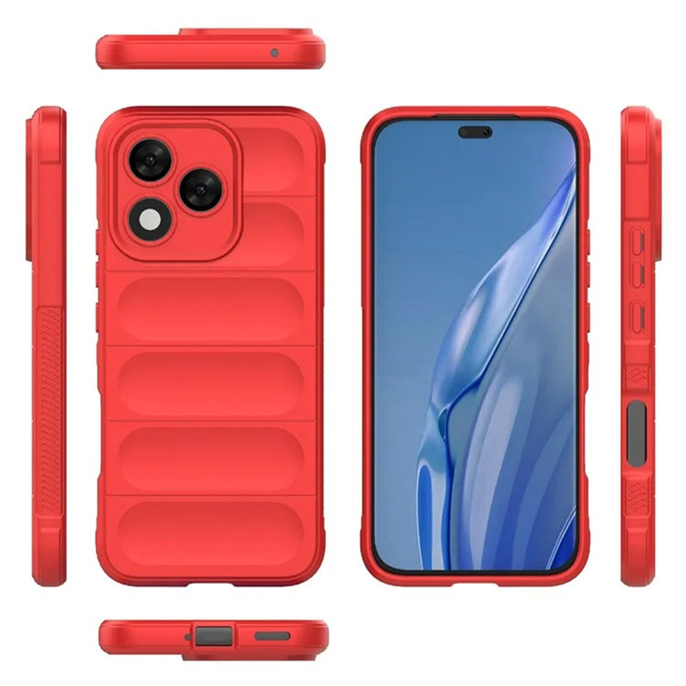 Калъф за Honor 400 Lite, Techsuit, Magic Shield, Червен