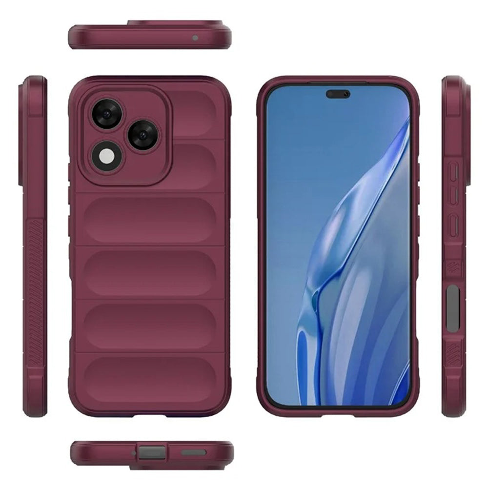 Калъф за Honor 400 Lite, Techsuit, Magic Shield, Бордо