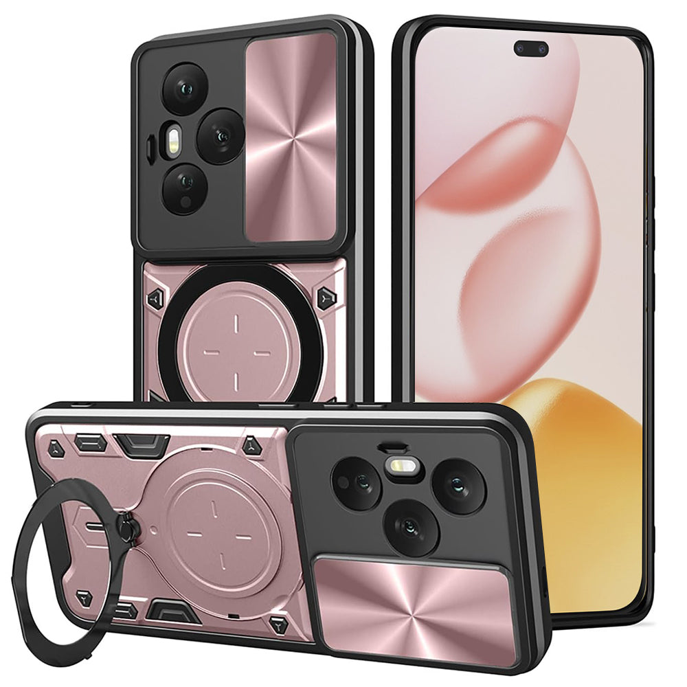 Калъф за Honor 400 Pro, Techsuit, CamGuard Pro, Розово злато