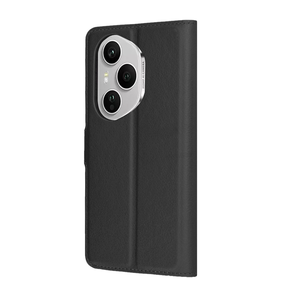 Калъф за Honor 400 Pro, Techsuit, Leather Folio, Черен