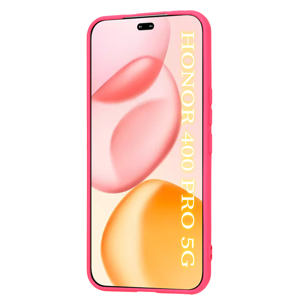 Калъф за Honor 400 Pro, Techsuit, SoftFlex, Тъмнорозов