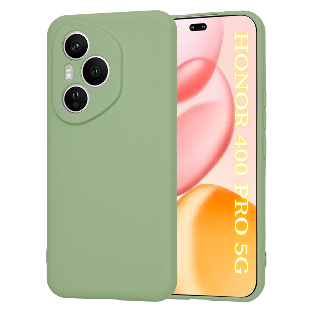 Калъф за Honor 400 Pro, Techsuit, SoftFlex, Светлозелен