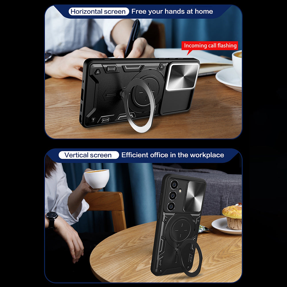 Калъф за Honor 400 Smart 4G / X7d 4G / 400 Smart 5G, Techsuit, CamGuard Pro, Лилав