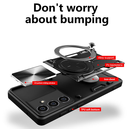 Калъф за Honor 400 Smart 4G / X7d 4G / 400 Smart 5G, Techsuit, CamGuard Pro, Червен