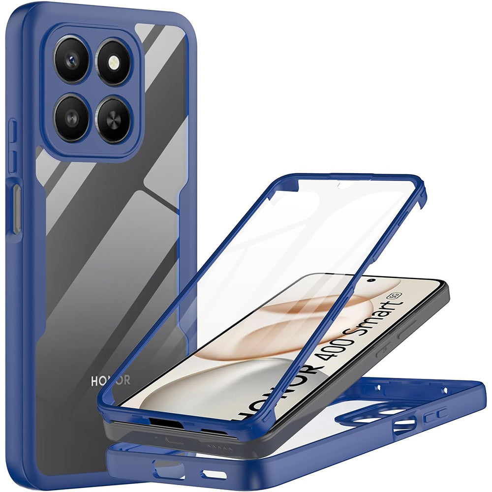Калъф за Honor 400 Smart 4G / X7d 4G / 400 Smart 5G, Techsuit, ColorVerse 360, Син