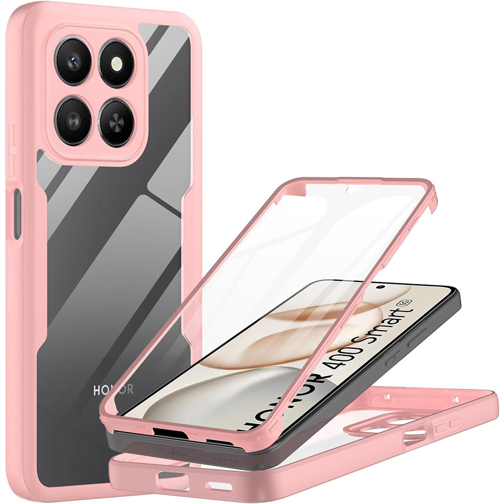 Калъф за Honor 400 Smart 4G / X7d 4G / 400 Smart 5G, Techsuit, ColorVerse 360, Розов