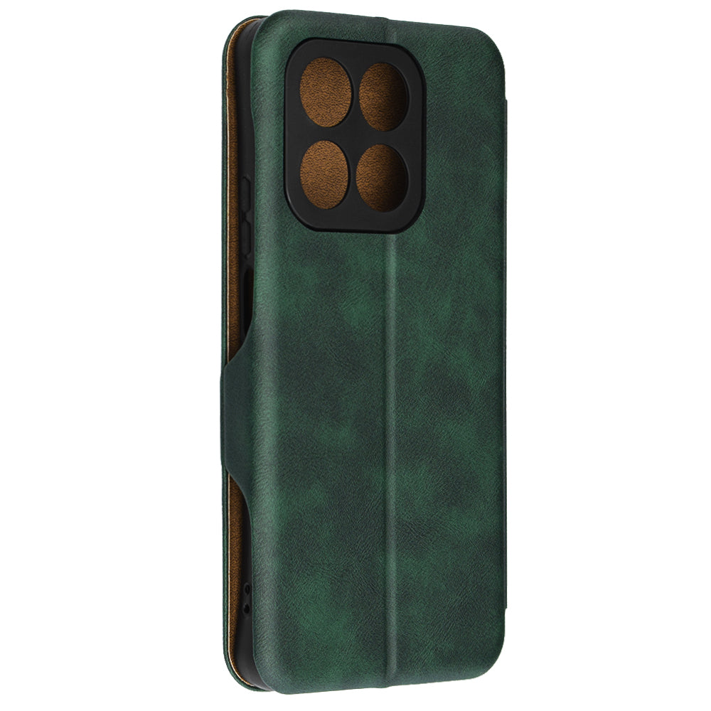 Калъф за Honor 400 Smart 4G / X7d 4G / 400 Smart 5G, Techsuit, Safe Wallet Plus, Зелен