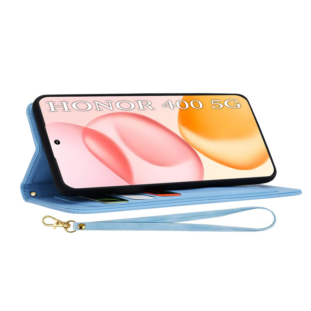 Калъф за Honor 400, Techsuit, FlipCraft, Син