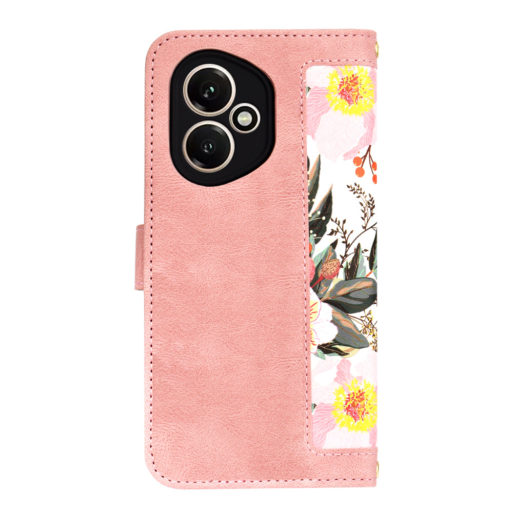 Калъф за Honor 400, Techsuit, FlipCraft, Розов