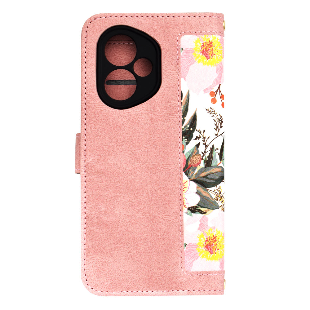 Калъф за Honor 400, Techsuit, FlipCraft, Розов