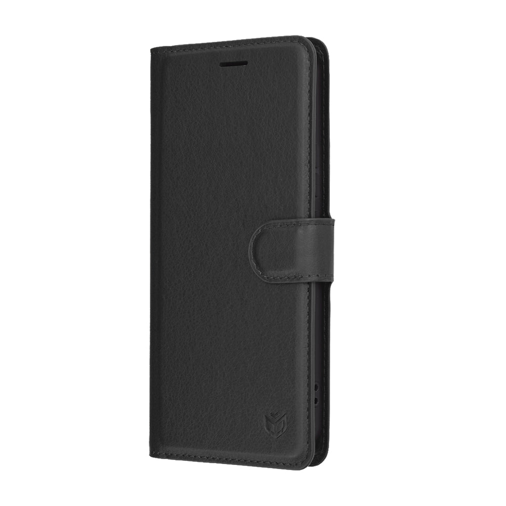 Калъф за Honor 400, Techsuit, Leather Folio, Черен