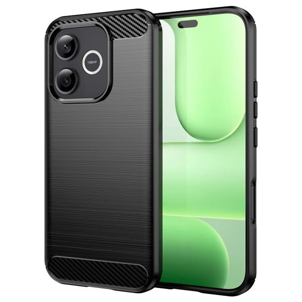 Калъф за Honor 600 Lite, Techsuit, Карбон, Черен