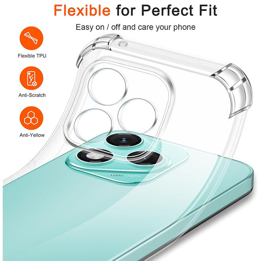 Калъф за Honor 600 Lite, Techsuit, Shockproof Clear, Прозрачен