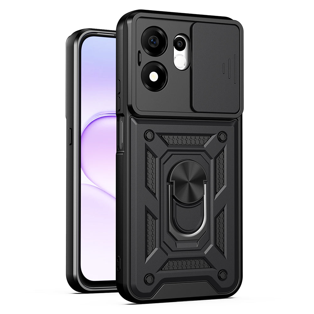 Калъф за Honor 600 Smart, Techsuit, CamShield, Черен