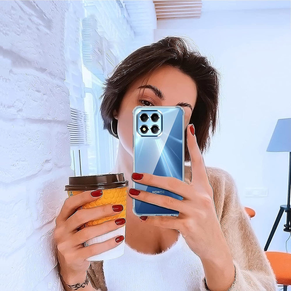 Калъф за Honor 70 Lite / X6 / X8 5G, Techsuit, противоударен прозрачен, прозрачен