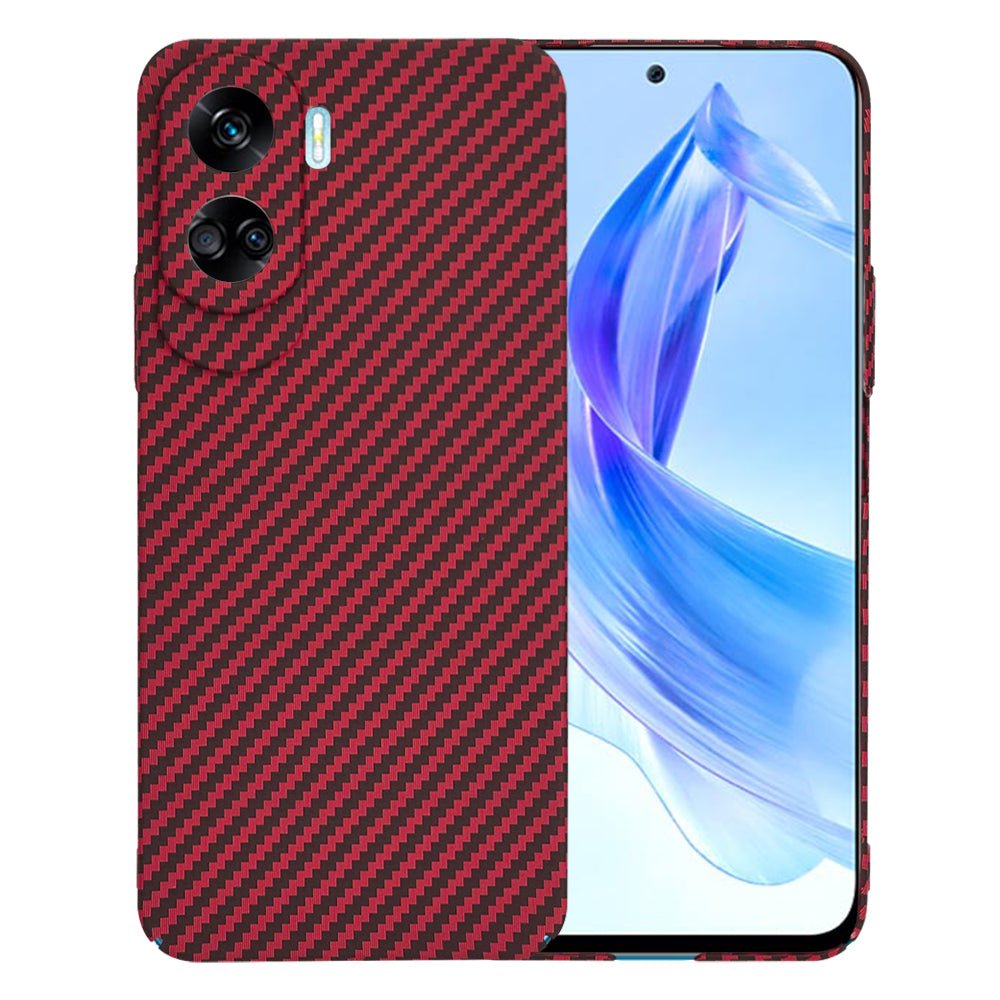 Калъф за Honor 90 Lite, Techsuit, Carbonite FiberShell, Червен