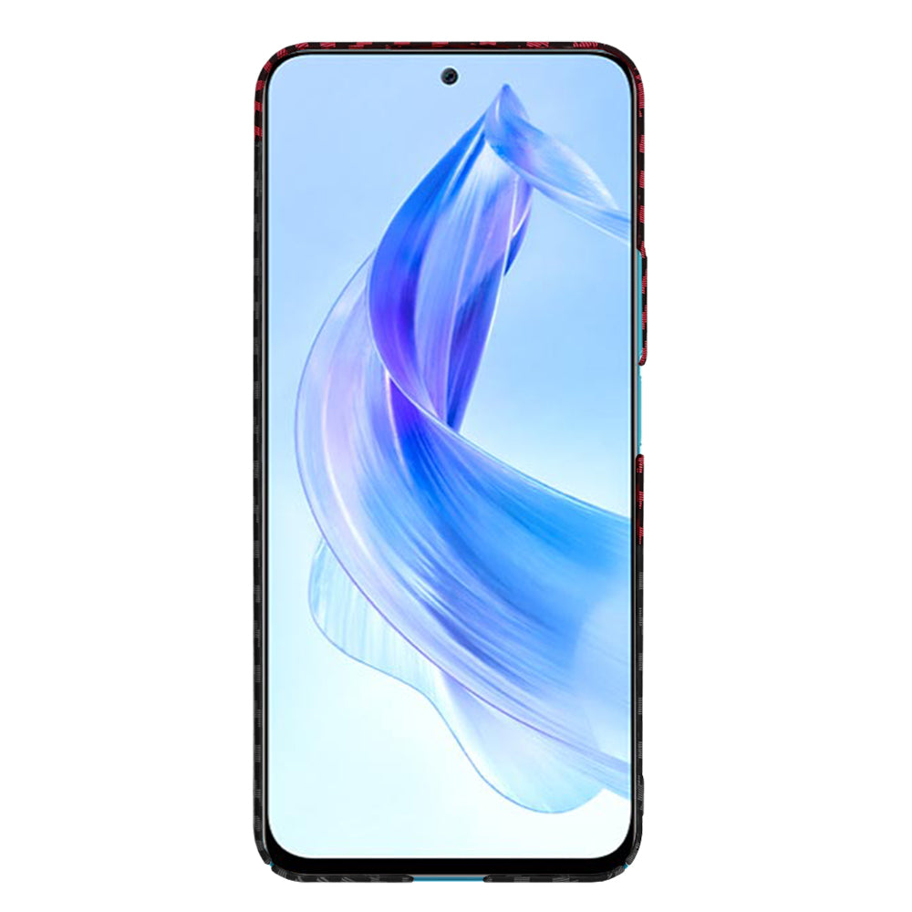 Калъф за Honor 90 Lite, Techsuit, Carbonite FiberShell, Черно Червен