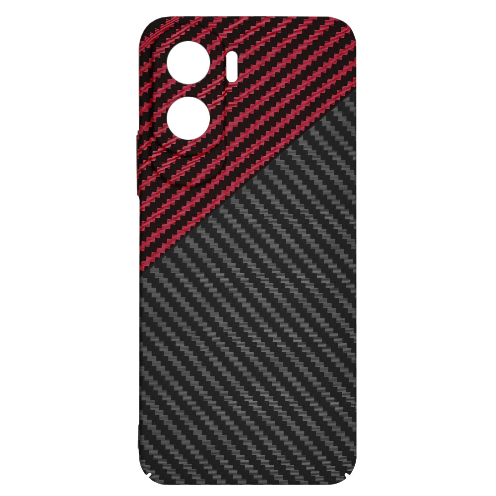 Калъф за Honor 90 Lite, Techsuit, Carbonite FiberShell, Черно Червен