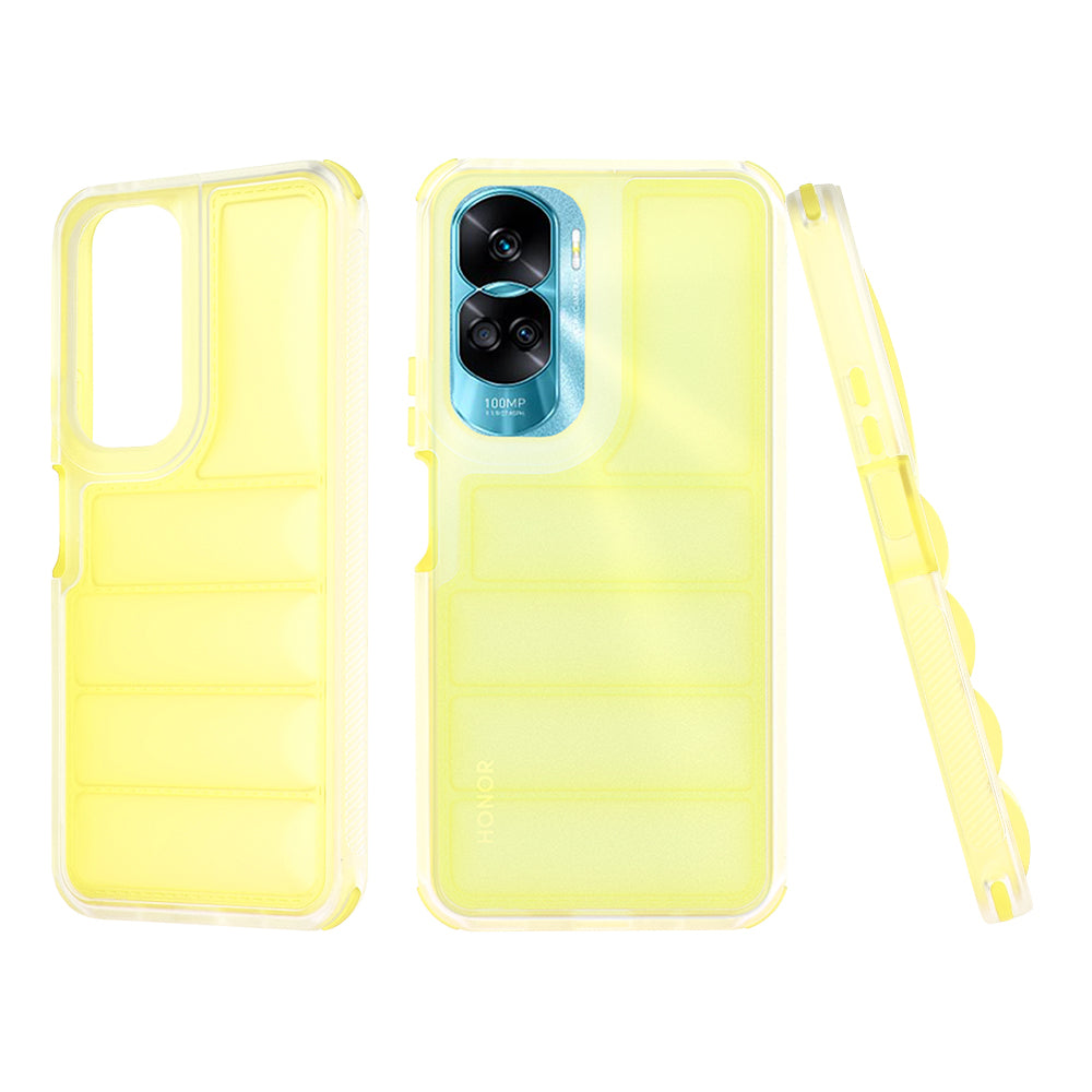Калъф за Honor 90 Lite, Techsuit, Wave Shield, Жълт