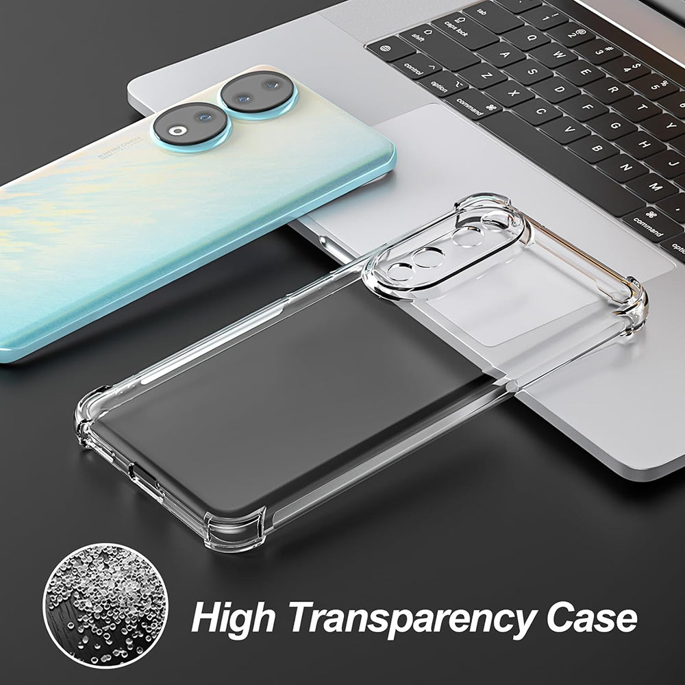 Калъф за Honor 90 Pro, Techsuit, Shockproof Clear, Прозрачен