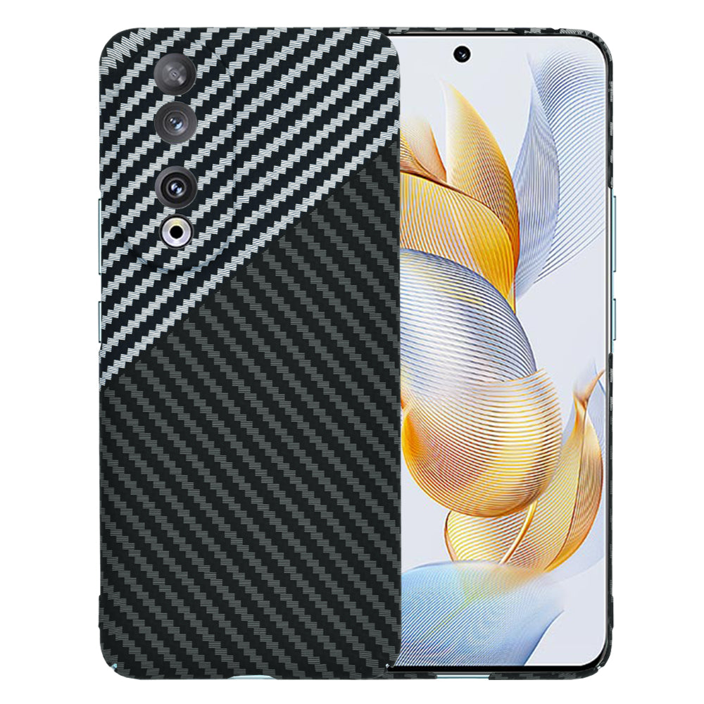 Калъф за Honor 90, Techsuit, Carbonite FiberShell, Черно Сиво