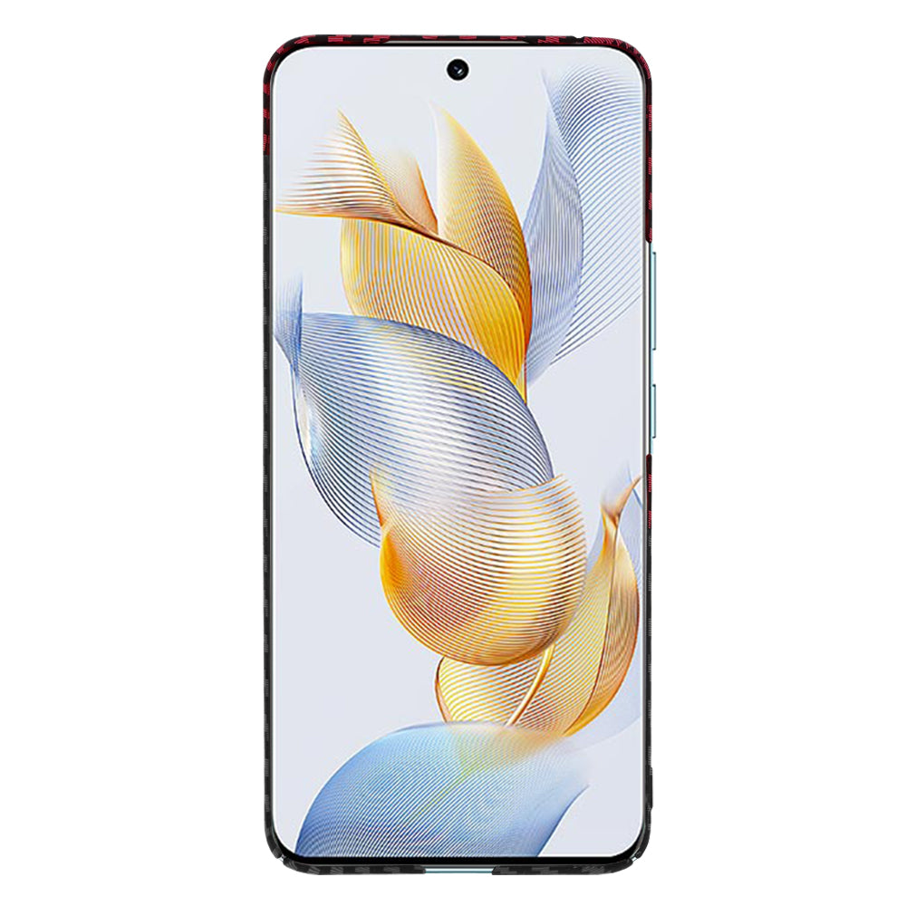 Калъф за Honor 90, Techsuit, Carbonite FiberShell, Черно Червен