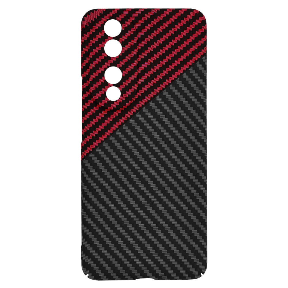 Калъф за Honor 90, Techsuit, Carbonite FiberShell, Черно Червен