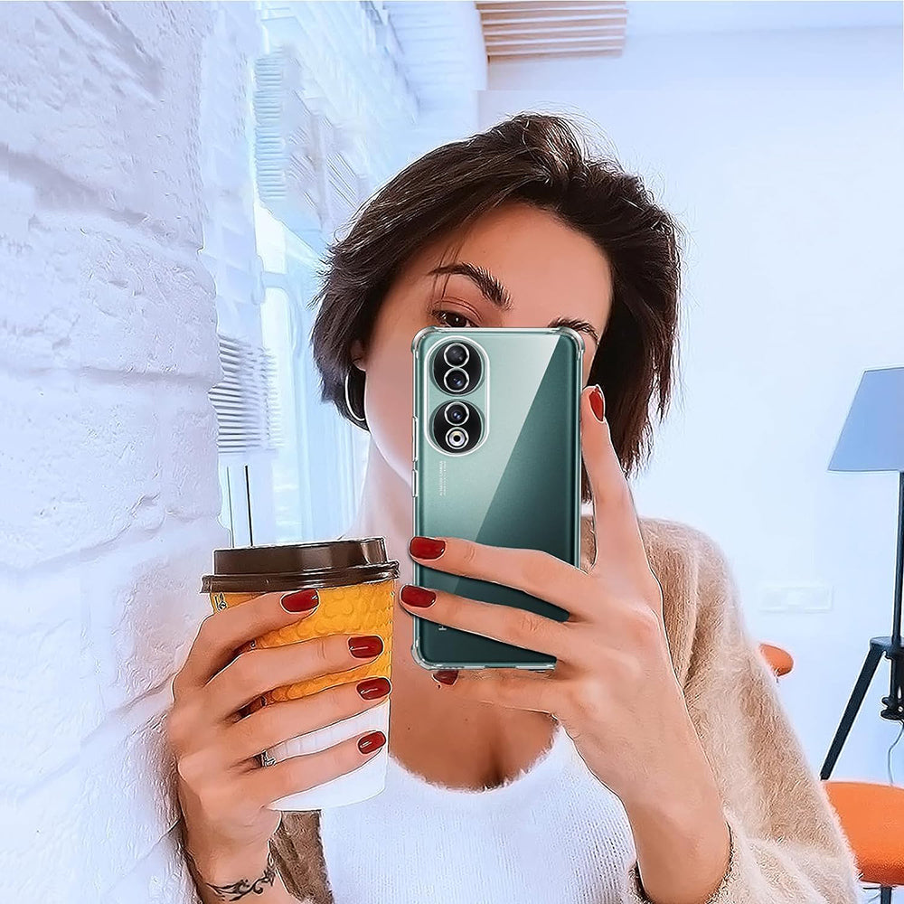 Калъф за Honor 90, Techsuit, Shockproof Clear, Прозрачен