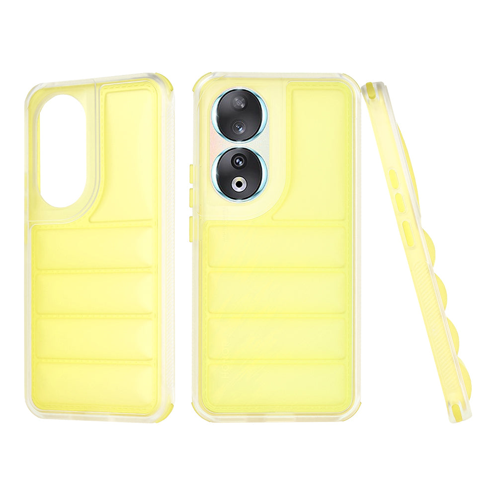 Калъф за Honor 90, Techsuit, Wave Shield, Жълт