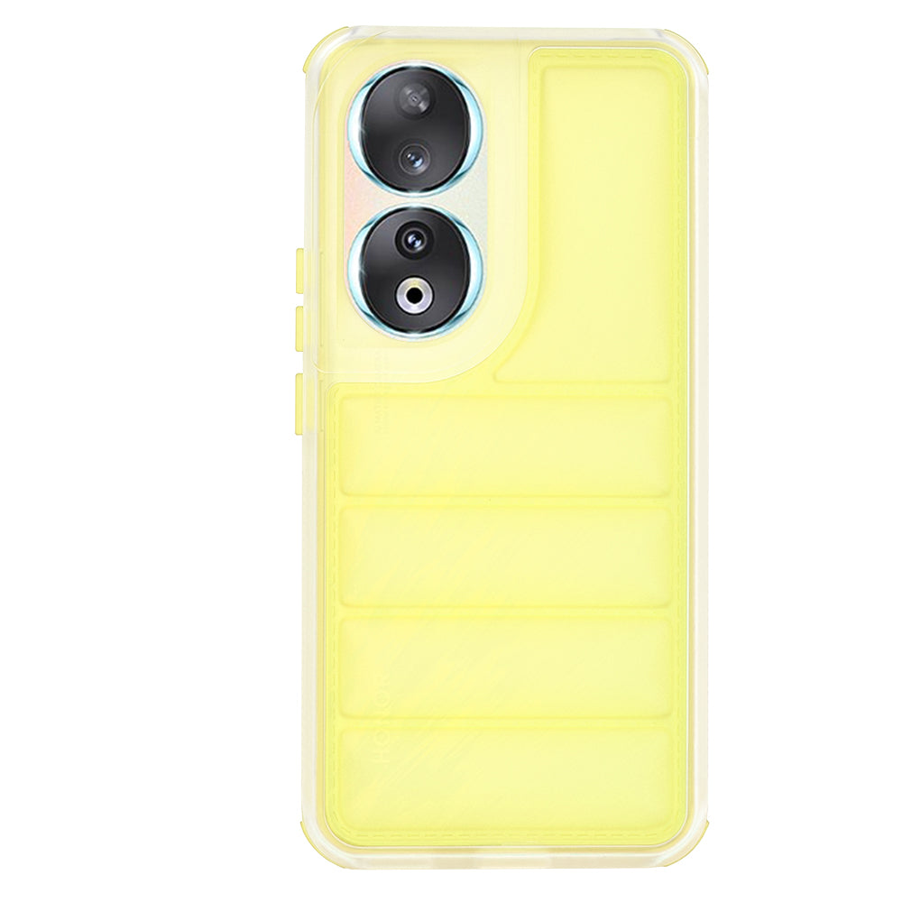 Калъф за Honor 90, Techsuit, Wave Shield, Жълт