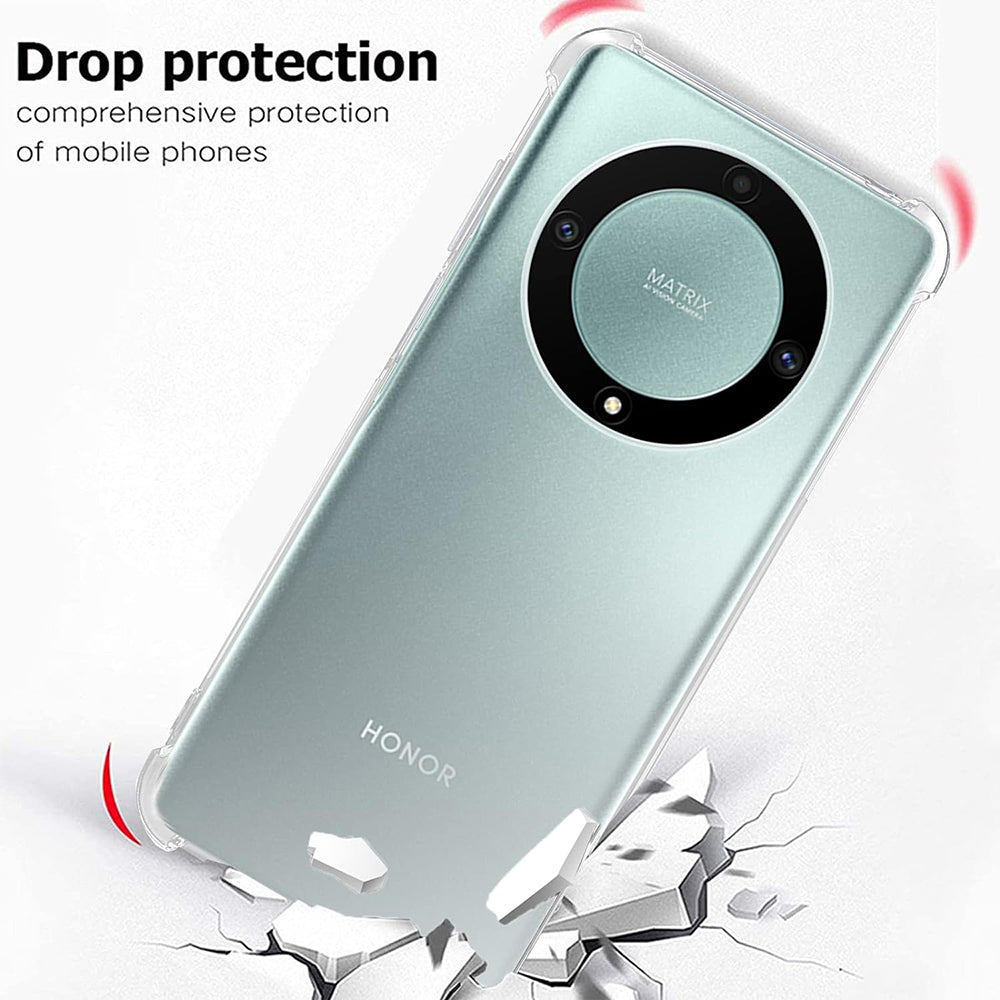 Калъф за Honor Magic5 Lite, Techsuit, противоударен прозрачен, прозрачен