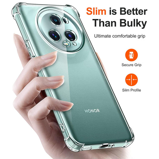 Калъф за Honor Magic5 Pro, Techsuit, противоударен прозрачен
