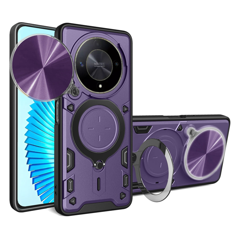 Калъф за Honor Magic6 Lite, Techsuit, CamGuard Pro, Лилав