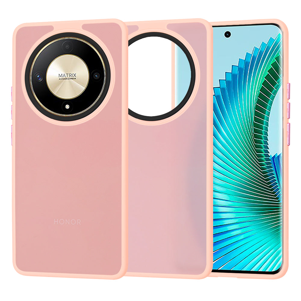 Калъф за Honor Magic6 Lite, Techsuit, HaloFrost, Розов
